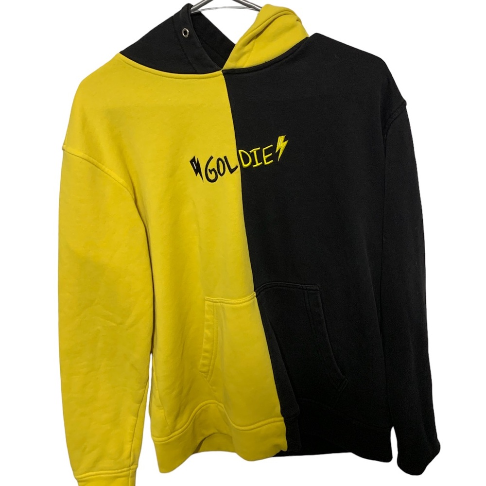 goldie hoodie dog hoodie yellow and black